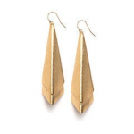 Layered Drop Pierced Earrings