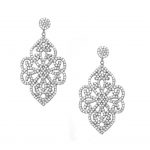 Pave Filigree Earrings