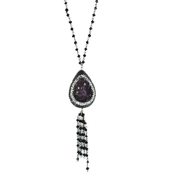 Spinel Beaded Necklace