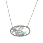 Oval Pendant Necklace