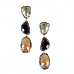 Triple Drop Pierced Earrings