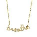 Breathe Pendant Necklace