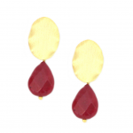 Ruby Stone Earrings