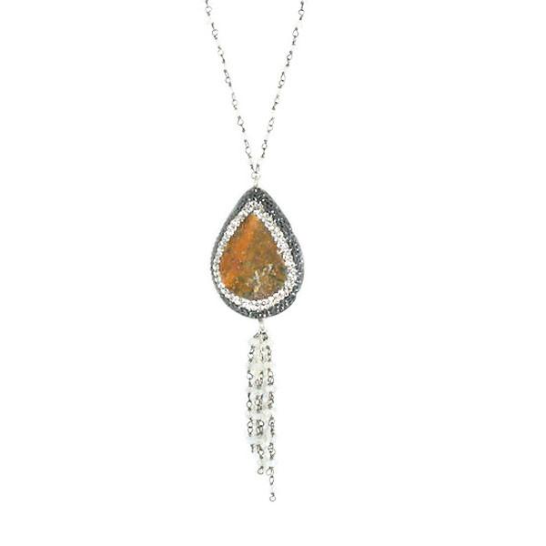 Spinel Bead Stone Necklace
