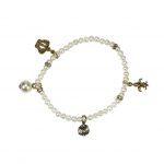 Mother of Pearl Multi-Charm Bracelet