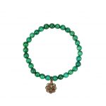 Malachite Fleur Di Lis Bracelet
