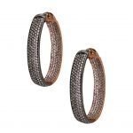 Small Rose Gold Hoop Earrings