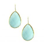 Light Blue Teardrop Earrings