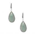 Green Drop Earrings