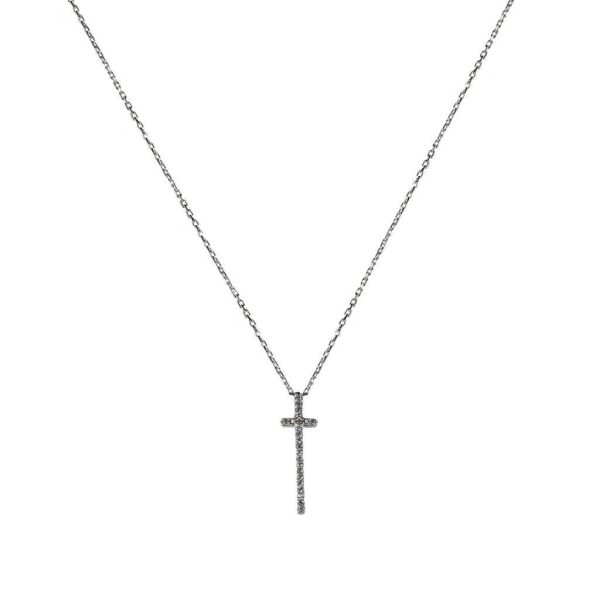 Drop Cross Necklace