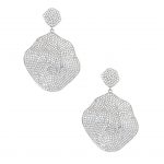 Wavy Disc Earrings