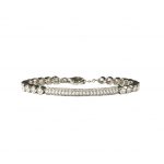 Pave CZ Bar Bracelet