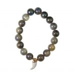 Labradorite Pave Horn Bracelet