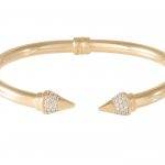Gold Arrowhead Zirconia Bracelet