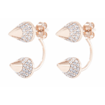 Arrowhead Zirconia Earrings