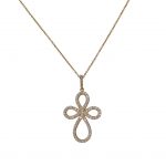 Swirly Cross Necklace