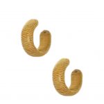 Weaved Hoop Earrings