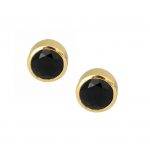 Black Onyx Stud Earrings
