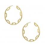Gear Hoop Earrings