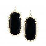 Black Drop Earrings
