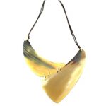 Large Light Horn Necklace
