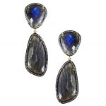 Sapphire Drop Earrings
