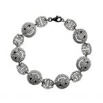 Pave "Happy Face" Bracelet