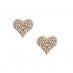 Diamond Heart Studs