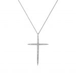 Pointy Cross Pendant Necklace