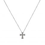 Pave Cross Necklace