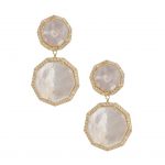 Mother of Pearl Octagon Earrings