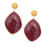 Ruby Stone Earrings