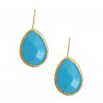 Turquoise Small Teardrop
