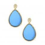 Blue Teardrop Earrings