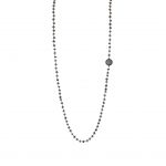 Labradorite Grey Stone with Faux Diamond