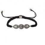 Adjustable Three CZ Bracelet