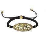 Adjustable Filigree Cross Bracelet