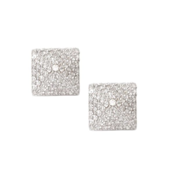 Pyramid Stud Earrings