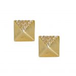 Pyramid Stud Earrings
