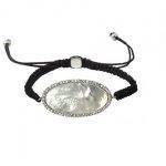 Adjustable Oval Mother of Pearl Bracelet