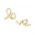 Love Stud Earrings