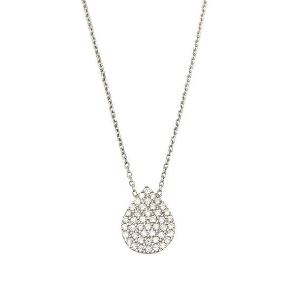 Silver Teardrop Necklace