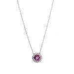 Flower Disc Necklace