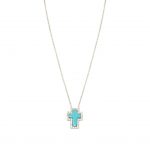 Turquoise Cross Necklace