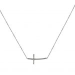 Side Cross Necklace