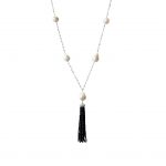 Long Pearl Tassel Necklace