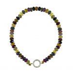 Tourmaline Open Disc Bracelet