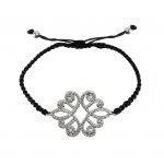 Flower Design Adjustable Bracelet