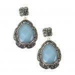 Blue Swarovski Earrings