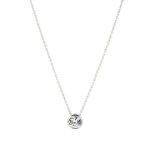 Dainty Solitaire Necklace